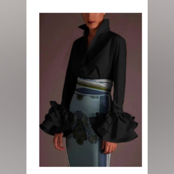 uoozee Tops - Flare sleeve blouse